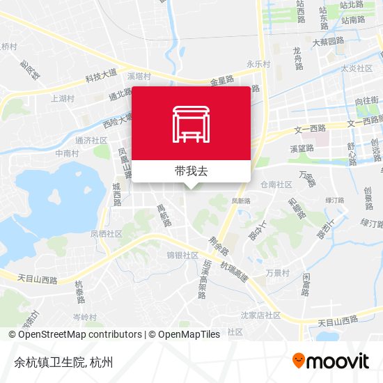 余杭镇卫生院地图
