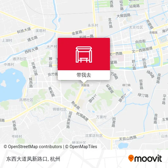 东西大道凤新路口地图