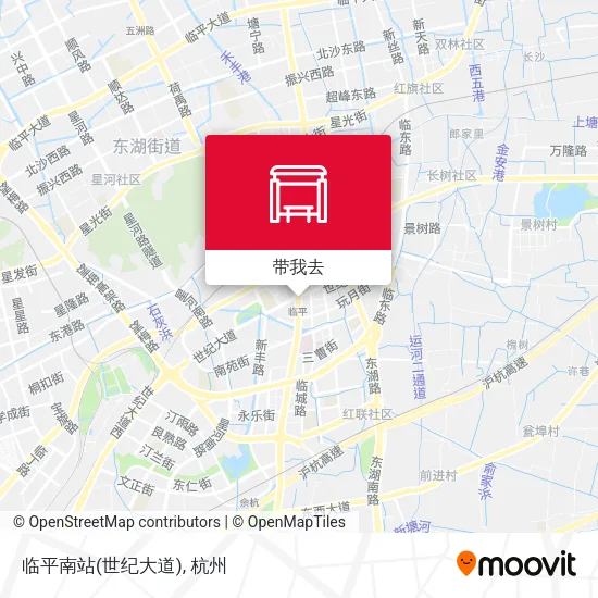 临平南站(世纪大道)地图