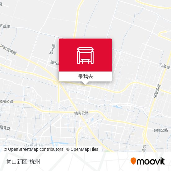 党山新区地图