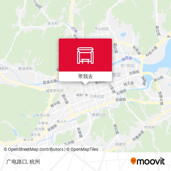 广电路口地图