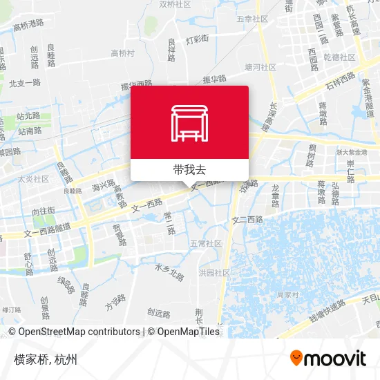 横家桥地图