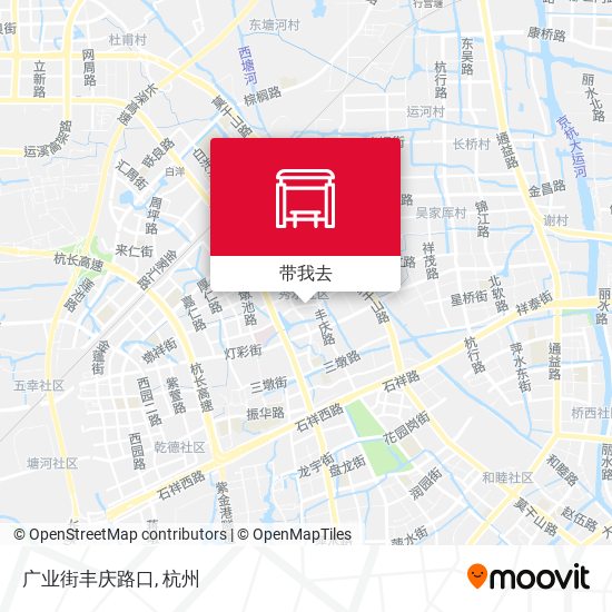 广业街丰庆路口地图