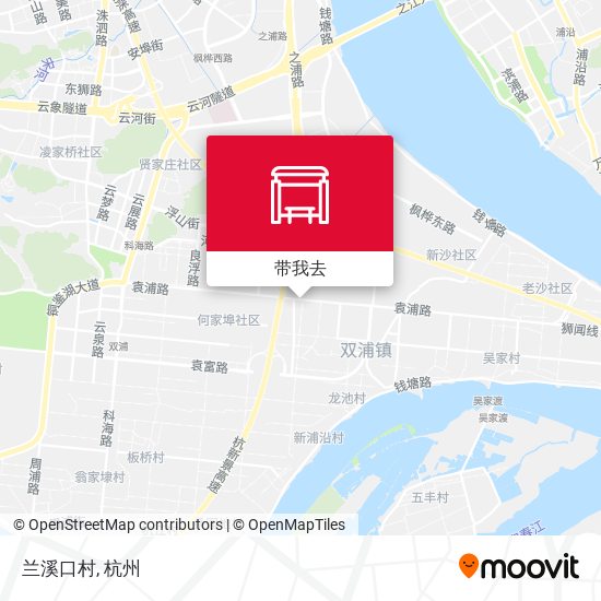 兰溪口村地图
