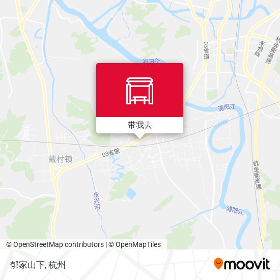 郁家山下地图