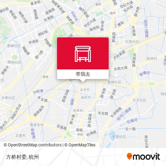 方桥村委地图
