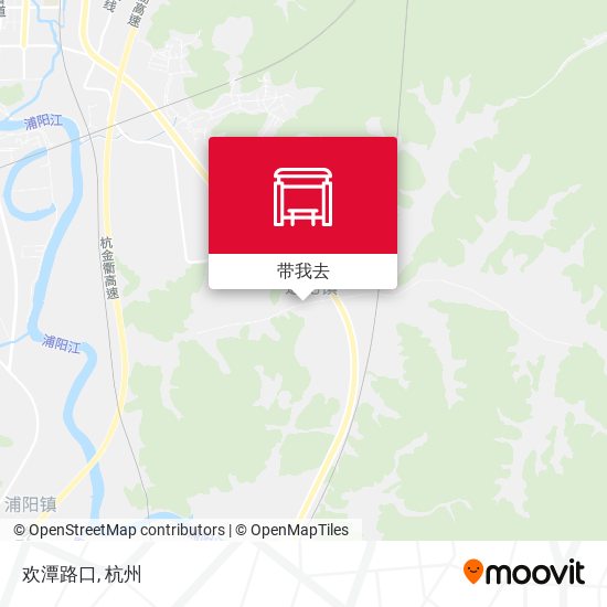 欢潭路口地图