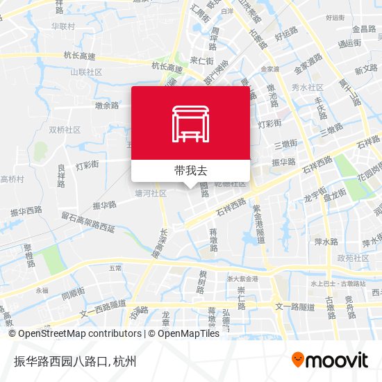 振华路西园八路口地图