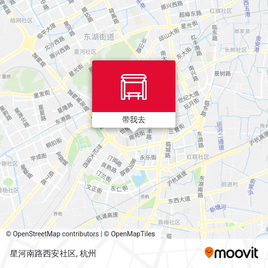 星河南路西安社区地图