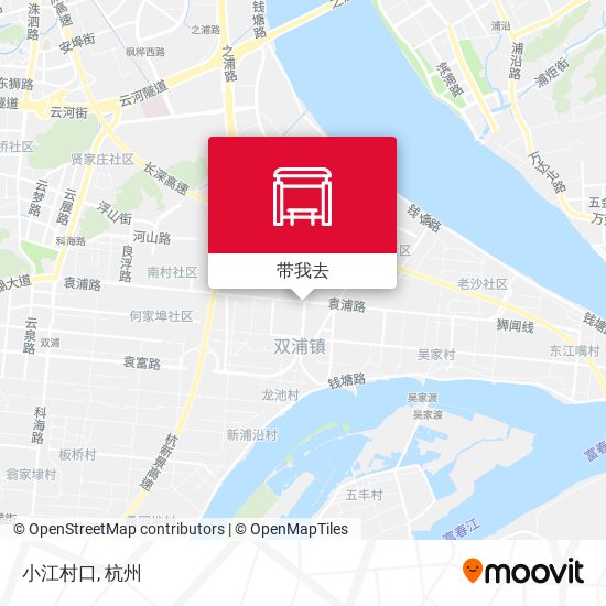 小江村口地图