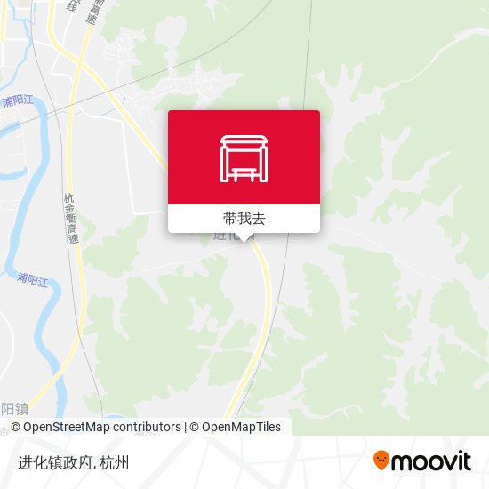 进化镇政府地图