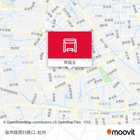 振华路西行路口地图
