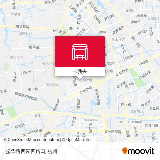 振华路西园四路口地图