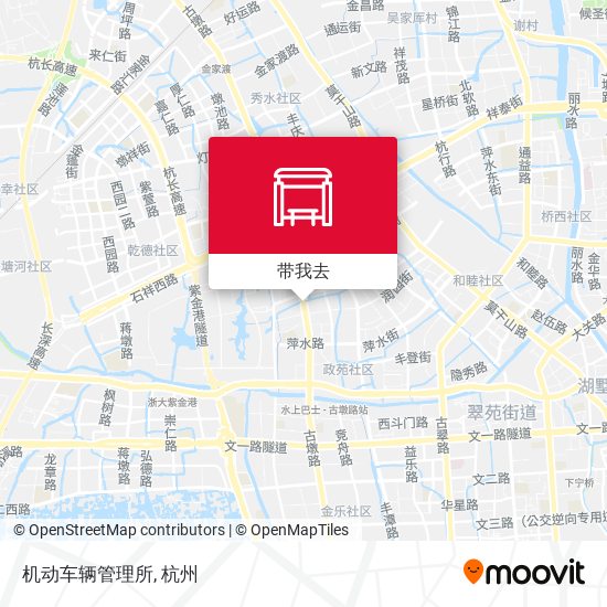 机动车辆管理所地图