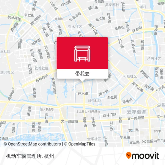 机动车辆管理所地图