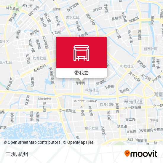 三坝地图