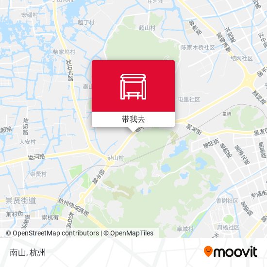 南山地图