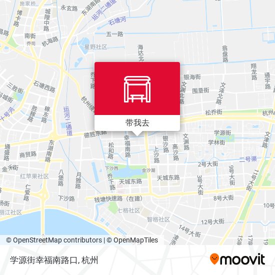 学源街幸福南路口地图