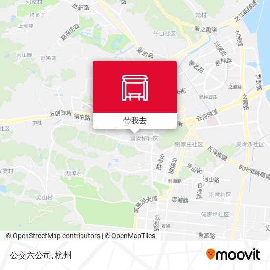 公交六公司地图