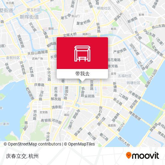 庆春立交地图