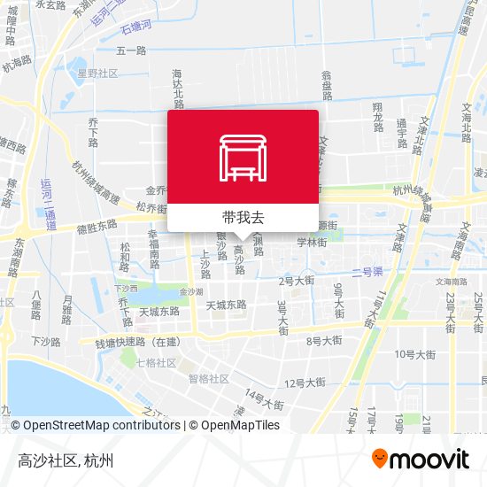 高沙社区地图