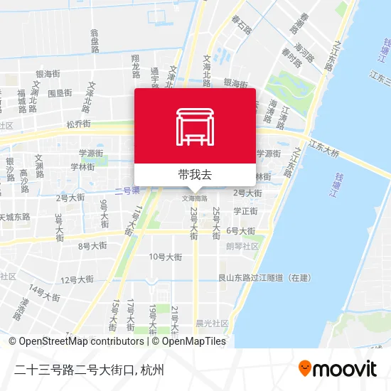 二十三号路二号大街口地图