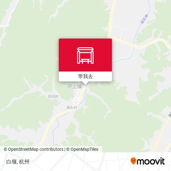 白堰地图