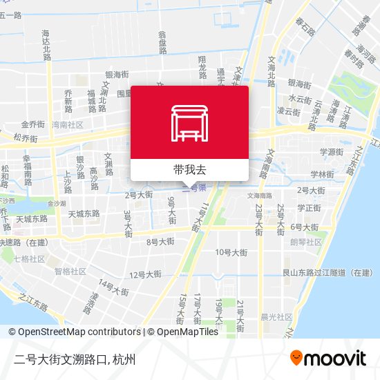 二号大街文溯路口地图