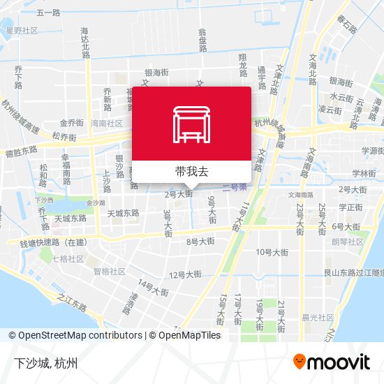 下沙城地图
