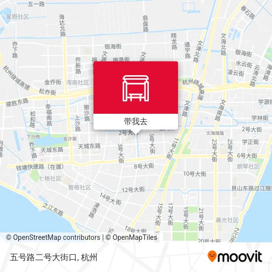 五号路二号大街口地图
