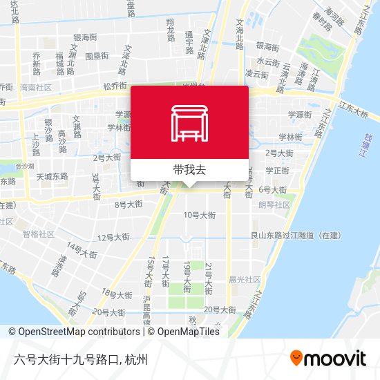 六号大街十九号路口地图