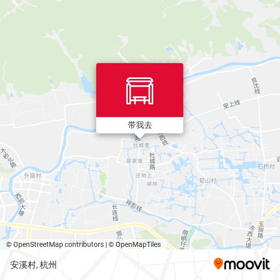 安溪村地图