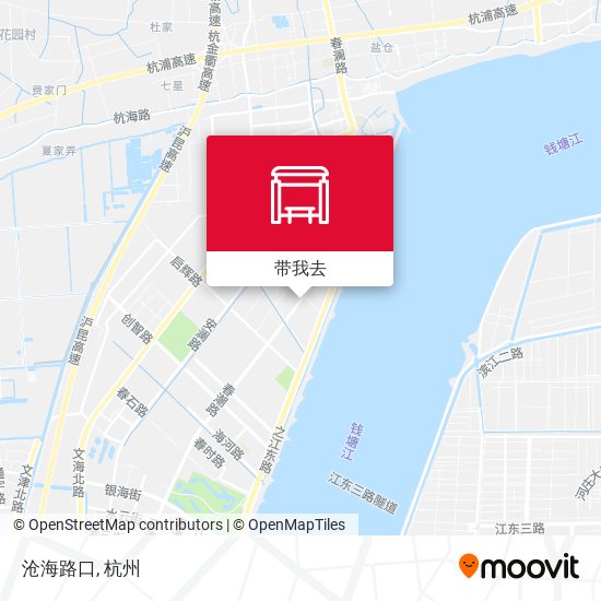 沧海路口地图