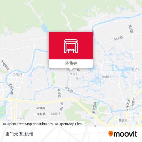 康门水库地图