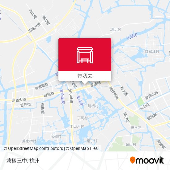 塘栖三中地图