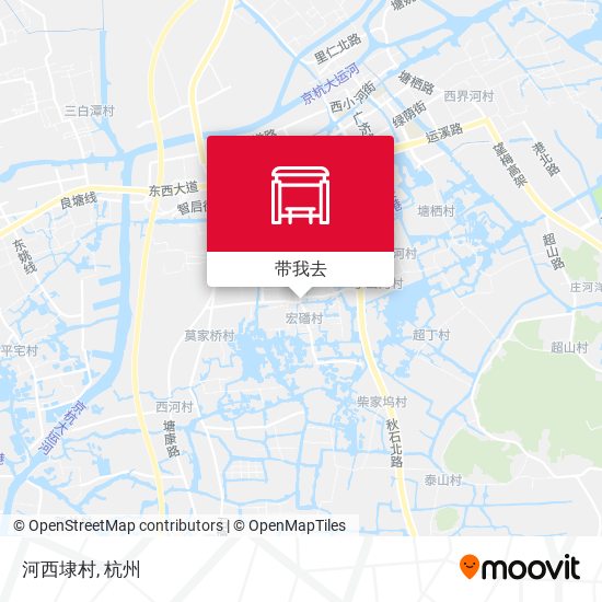 河西埭村地图