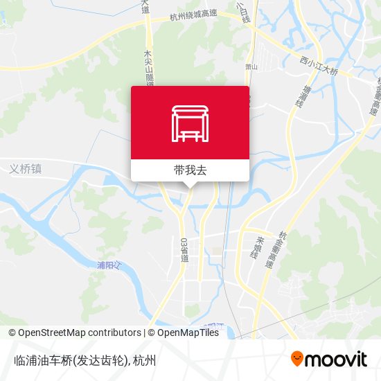 临浦油车桥(发达齿轮)地图