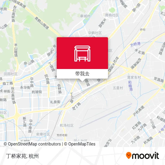 丁桥家苑地图