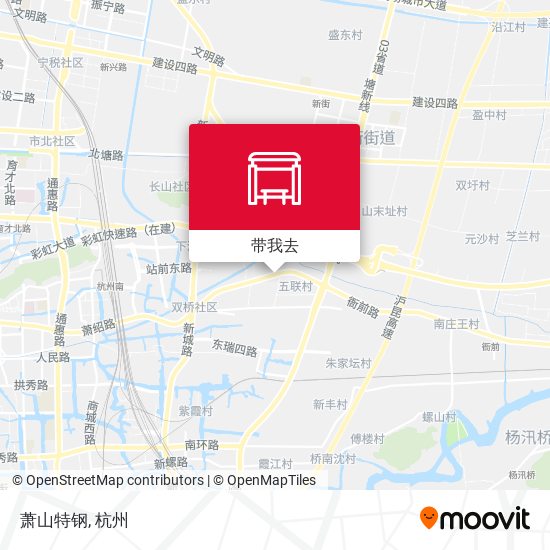 萧山特钢地图