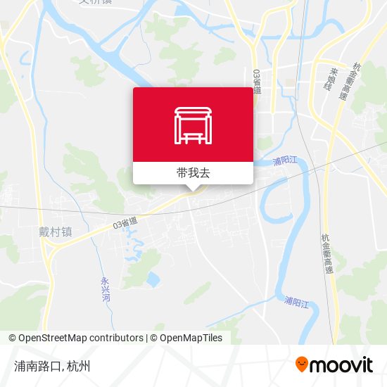 浦南路口地图