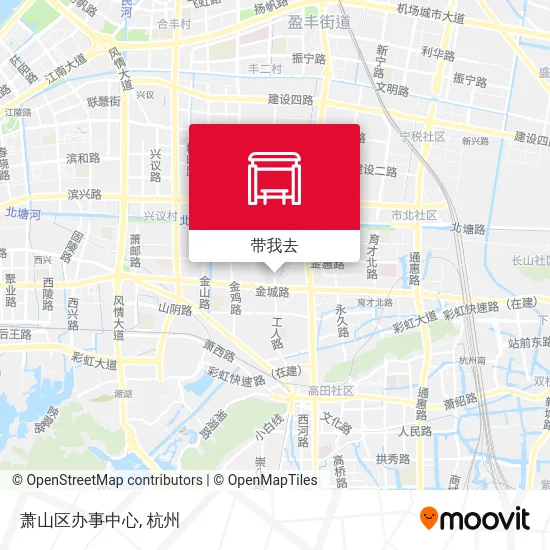 萧山区办事中心地图