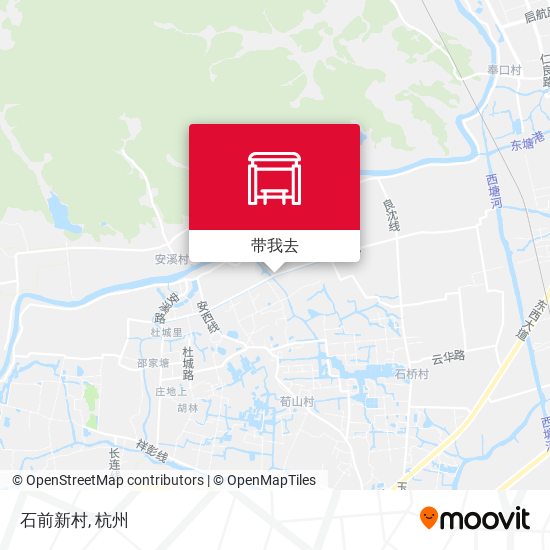石前新村地图