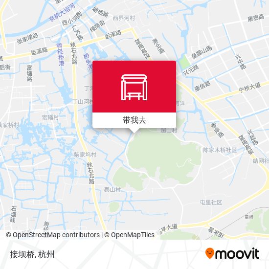 接坝桥地图