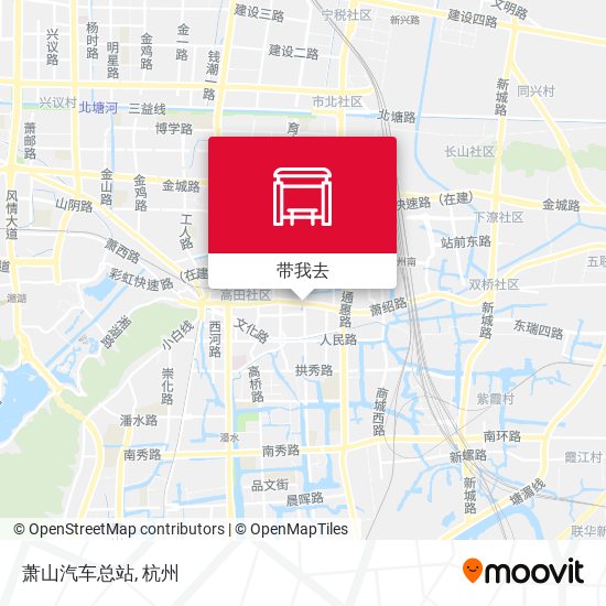 萧山汽车总站地图
