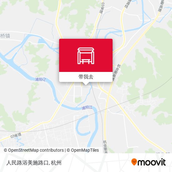 人民路浴美施路口地图