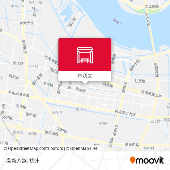 高新八路地图