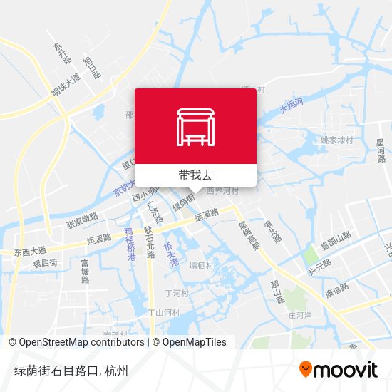 绿荫街石目路口地图