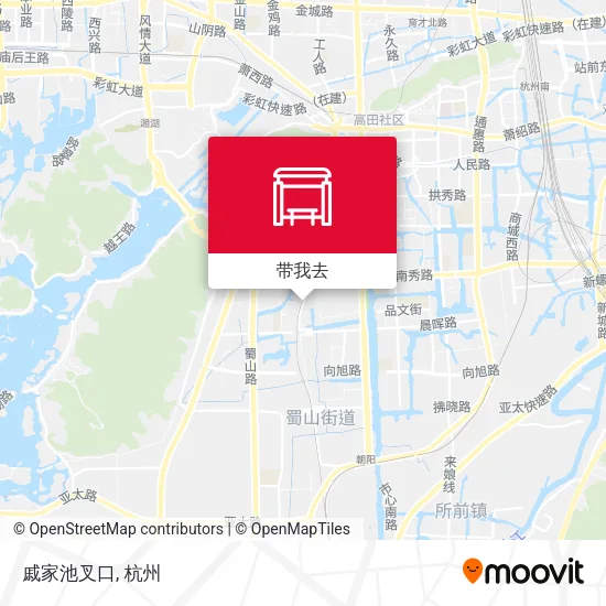 戚家池叉口地图