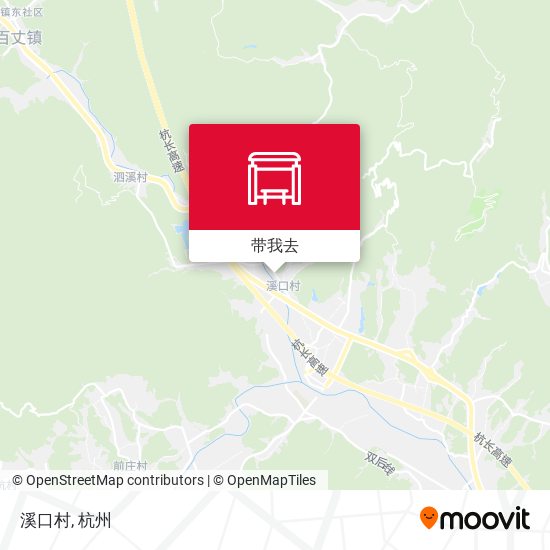 溪口村地图