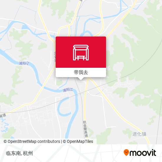 临东南地图